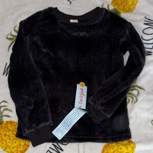 Cat & Jack Black Fleece Sleep shirt